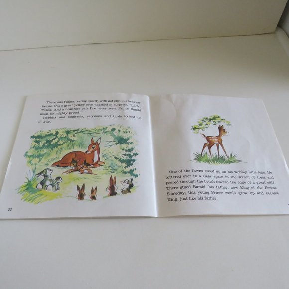 DISNEY Bambi Book & Cassette Tape & USB Flash Drive with MP3 Files - Picture 8 of 9
